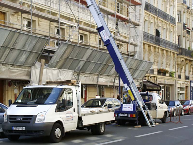Chantier de rénovation de volets et persiennes à Paris 17