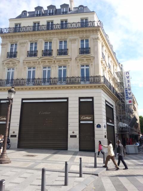 Rénovation de persiennes sur les Champs-Elysées