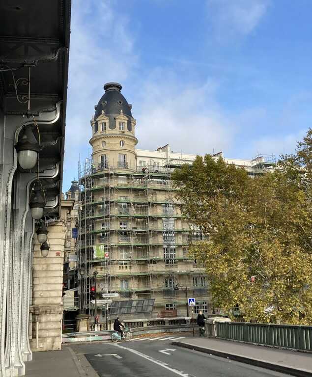 Chantier de rénovation de volets à Paris 16ème